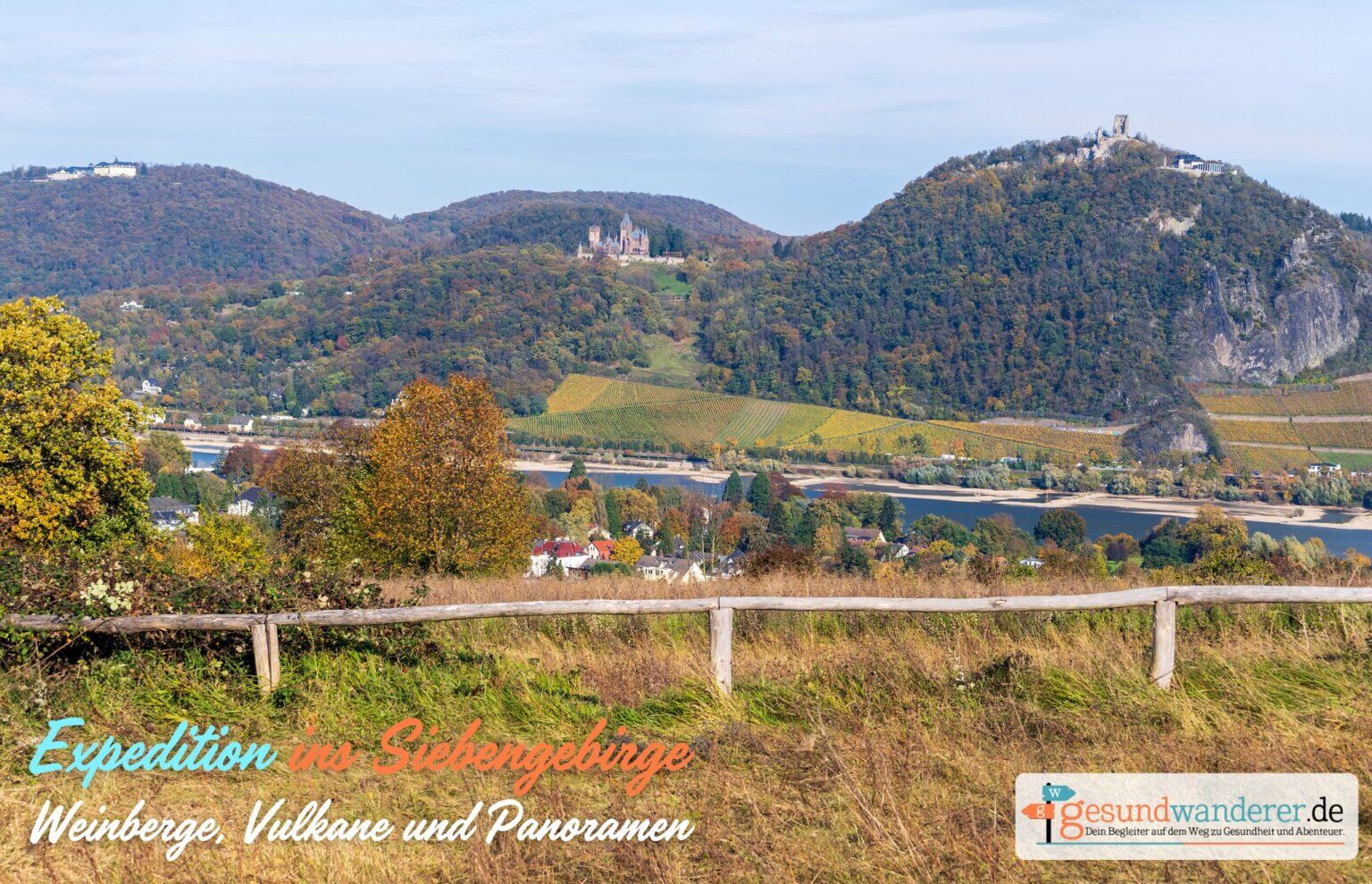 Wandern im Siebengebirge am Rhein - Expedition fuer Gross und Klein - Gesundwanderer Outdoor Blog